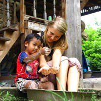 Vrijwilligerswerk thailand menu foto
